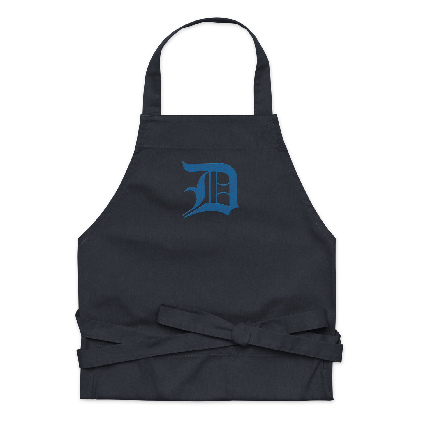 Detroit 'Old English D' Apron (Azure) | Unisex Emb.