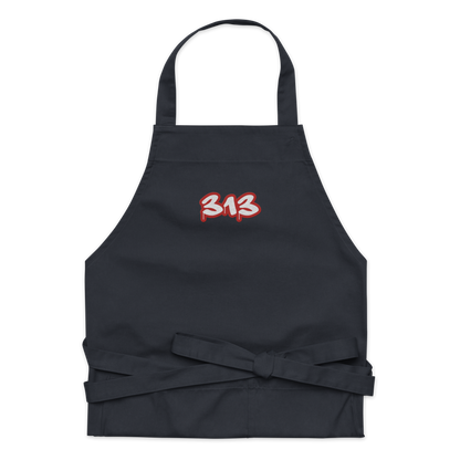 Detroit '313' Apron (Aliform Red) | Unisex Emb.