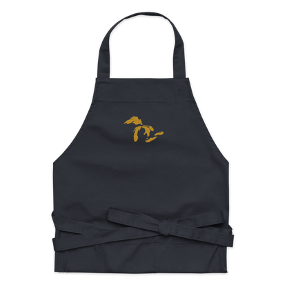 Great Lakes Apron | Unisex Emb. - Gold