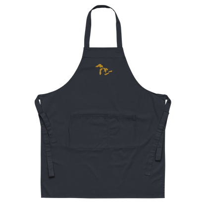 Great Lakes Apron | Unisex Emb. - Gold