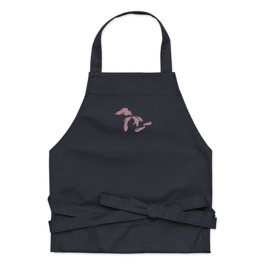 Great Lakes Apron | Unisex Emb. - Cherry Blossom Pink