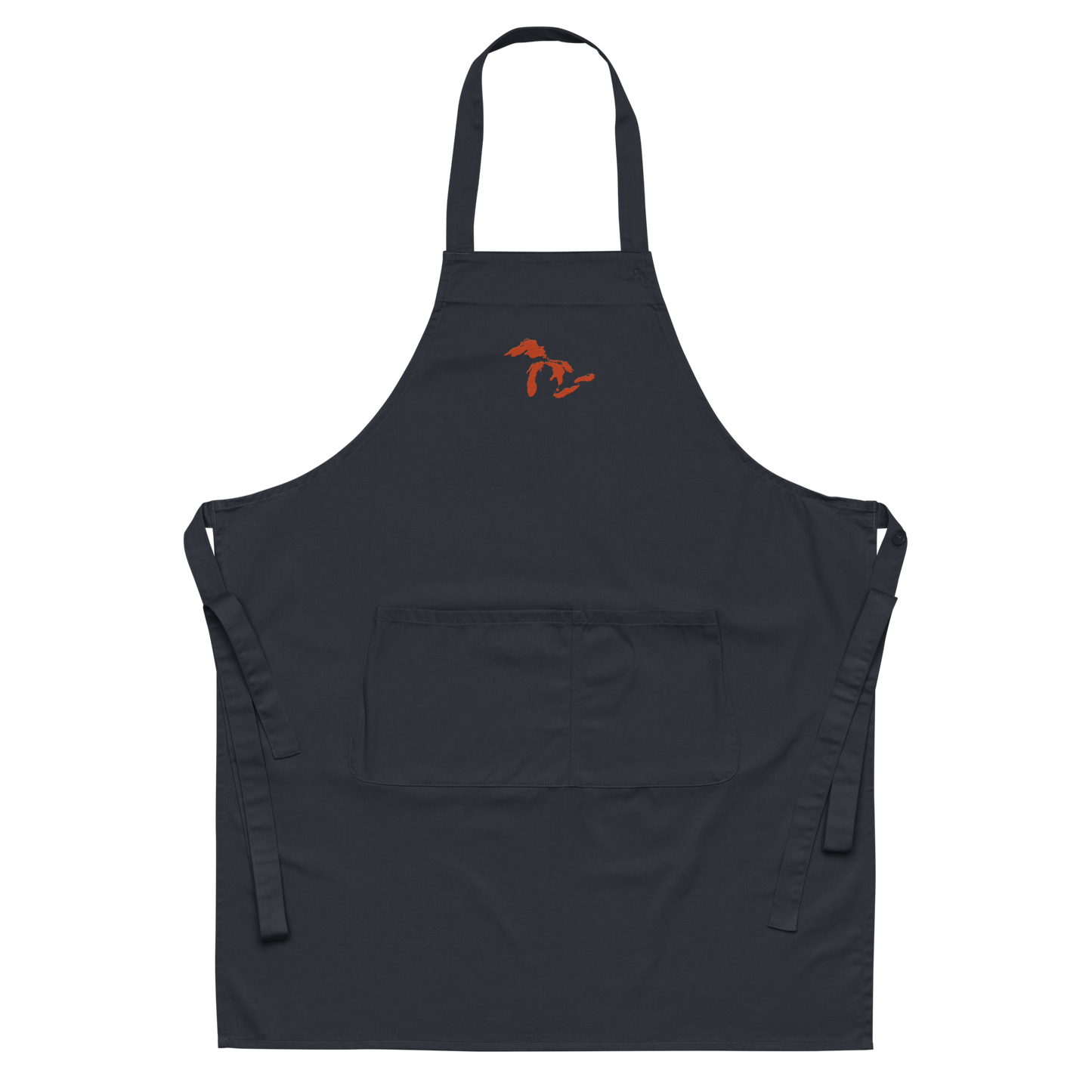 Great Lakes Apron | Unisex Emb. - Maple Leaf Orange