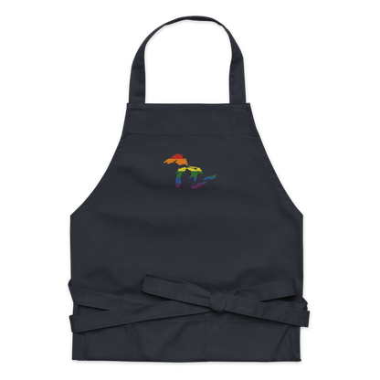 Great Lakes Apron | Unisex Emb. - Rainbow Pride Edition