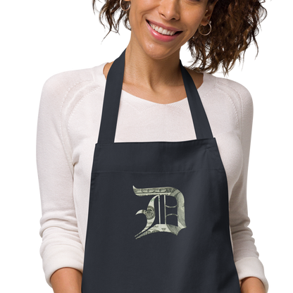 Detroit 'Old English D' Apron (Benjamins Edition) | Unisex Emb.