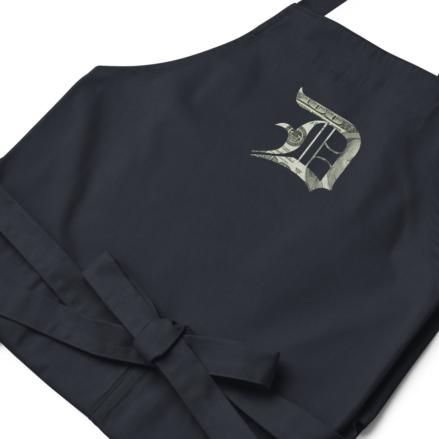 Detroit 'Old English D' Apron (Benjamins Edition) | Unisex Emb.