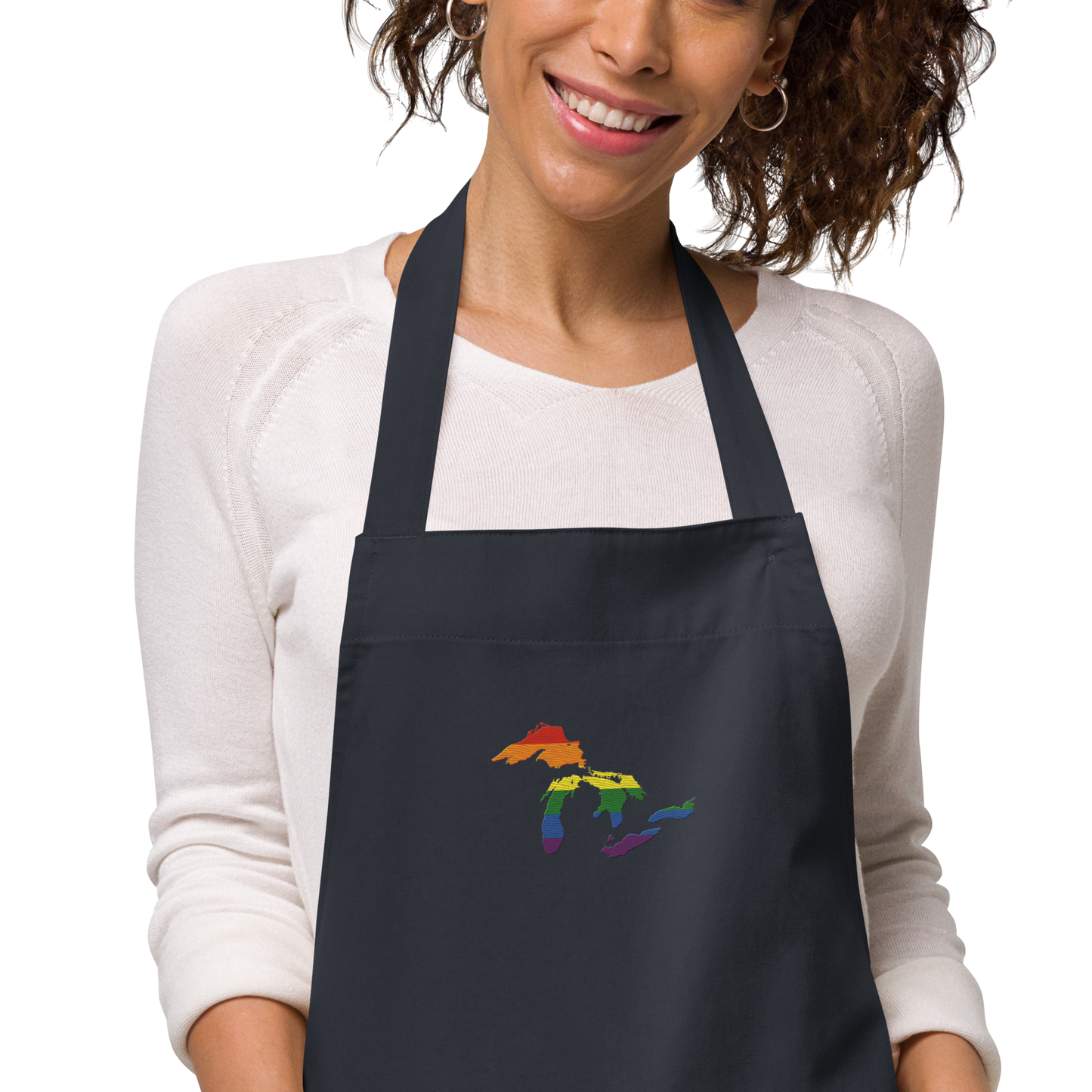 Great Lakes Apron | Unisex Emb. - Rainbow Pride Edition