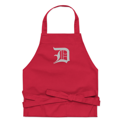 Detroit 'Old English D' Apron | Unisex Emb.