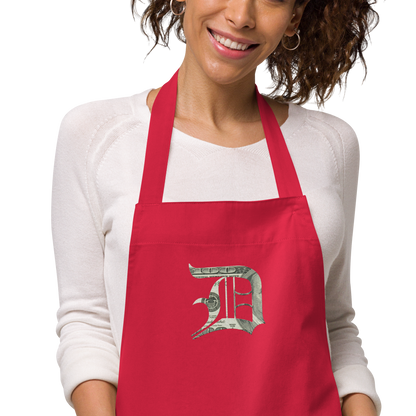 Detroit 'Old English D' Apron (Benjamins Edition) | Unisex Emb.