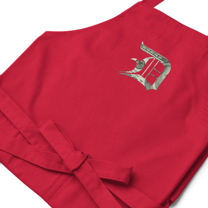 Detroit 'Old English D' Apron (Benjamins Edition) | Unisex Emb.