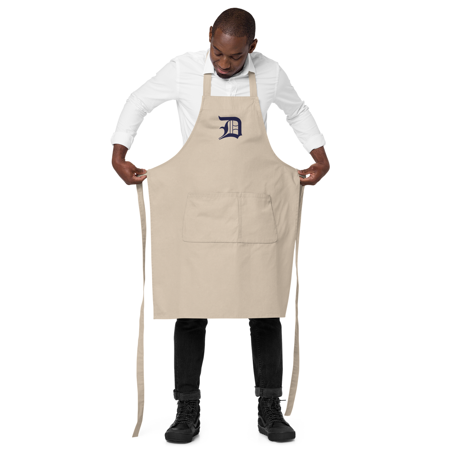 Detroit 'Old English D' Apron | Unisex Emb.