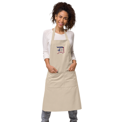 Detroit 'Old English D' Apron (Patriotic Edition) | Unisex Emb.