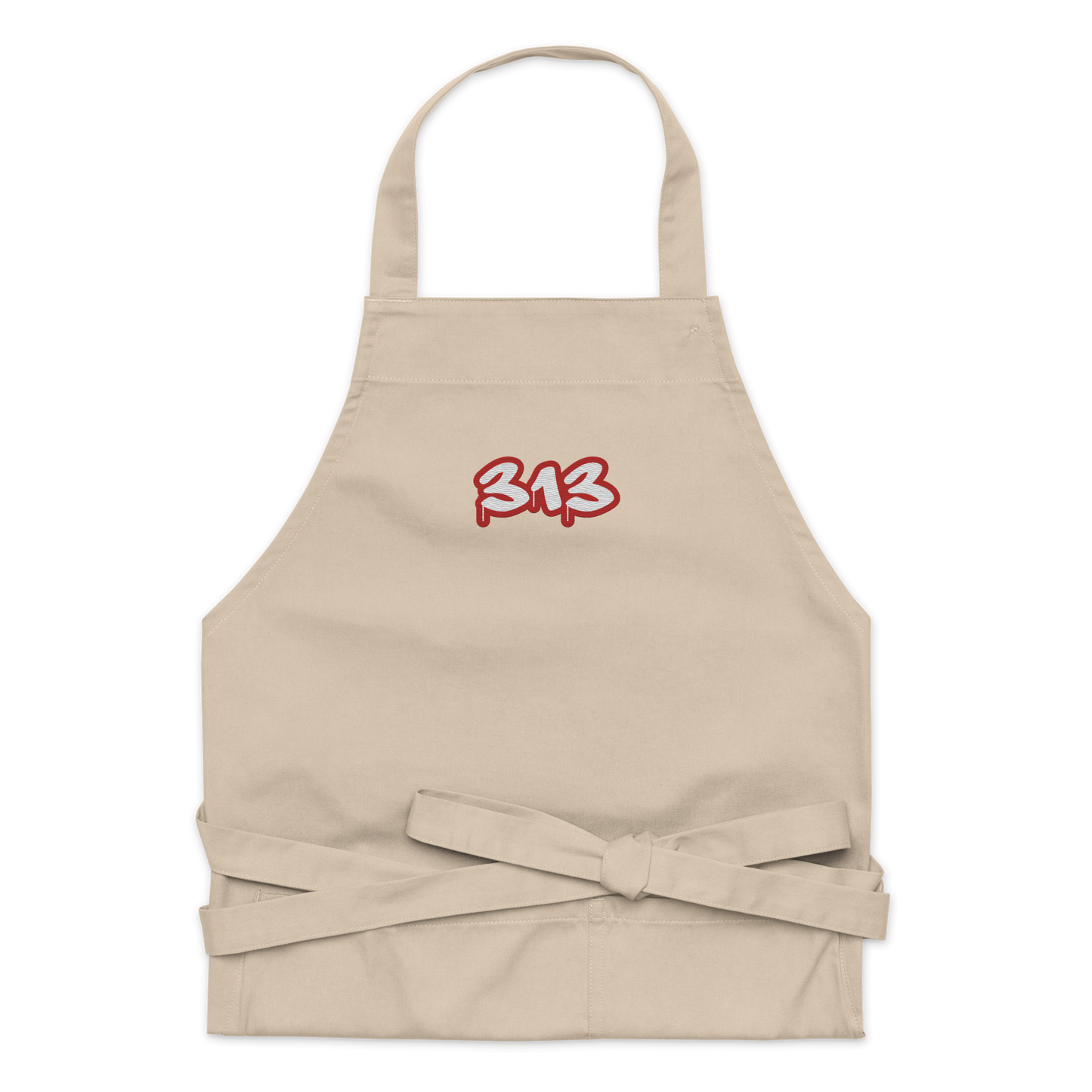 Detroit '313' Apron (Aliform Red) | Unisex Emb.