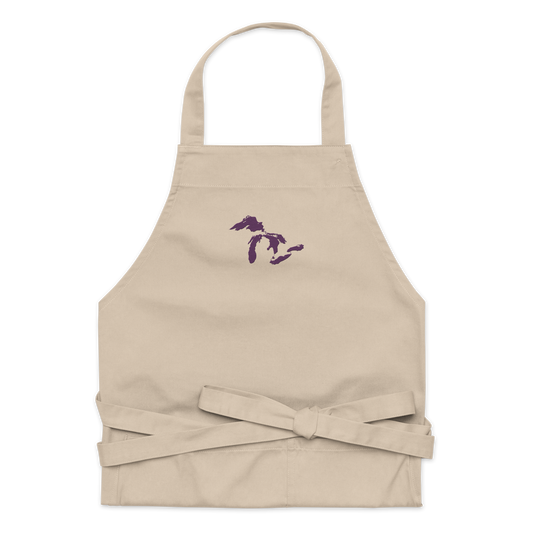 Great Lakes Apron | Unisex Emb. - Plum