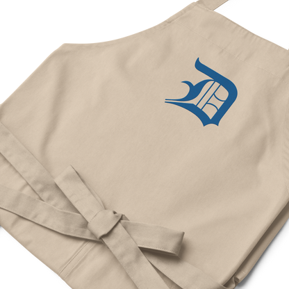 Detroit 'Old English D' Apron (Azure) | Unisex Emb.