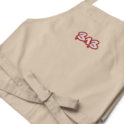 Detroit '313' Apron (Aliform Red) | Unisex Emb.