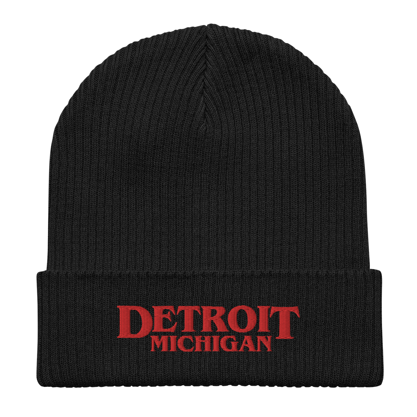 'Detroit Michigan' Organic Beanie (80s Teen Drama Parody)