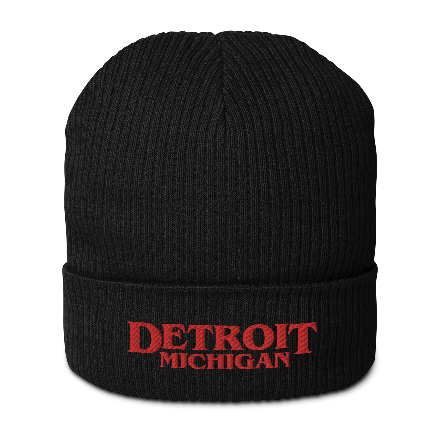 'Detroit Michigan' Organic Beanie (80s Teen Drama Parody)