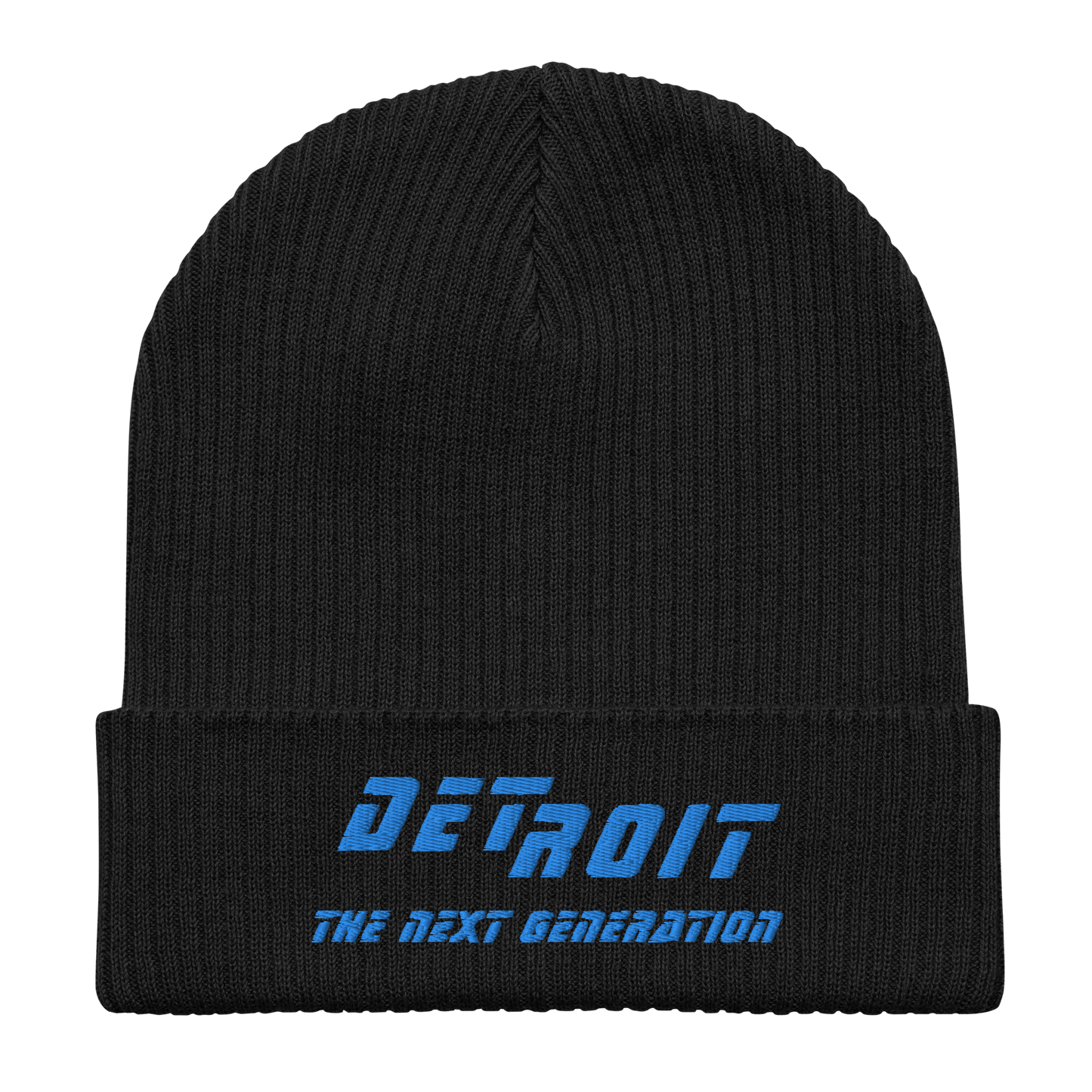 'Detroit The Next Generation' Organic Beanie (80s SciFi Parody)