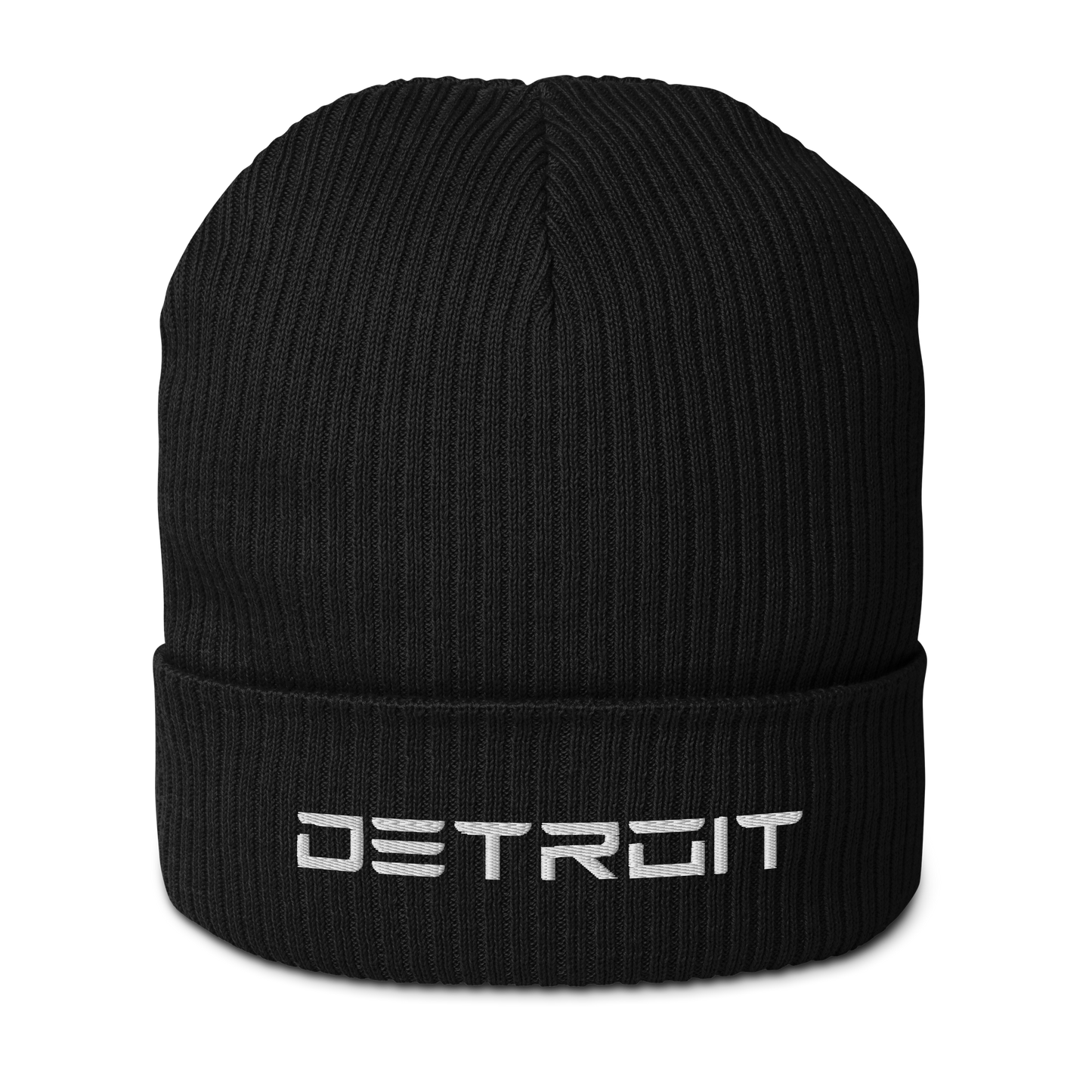 'Detroit' Organic Beanie (Electric Font)