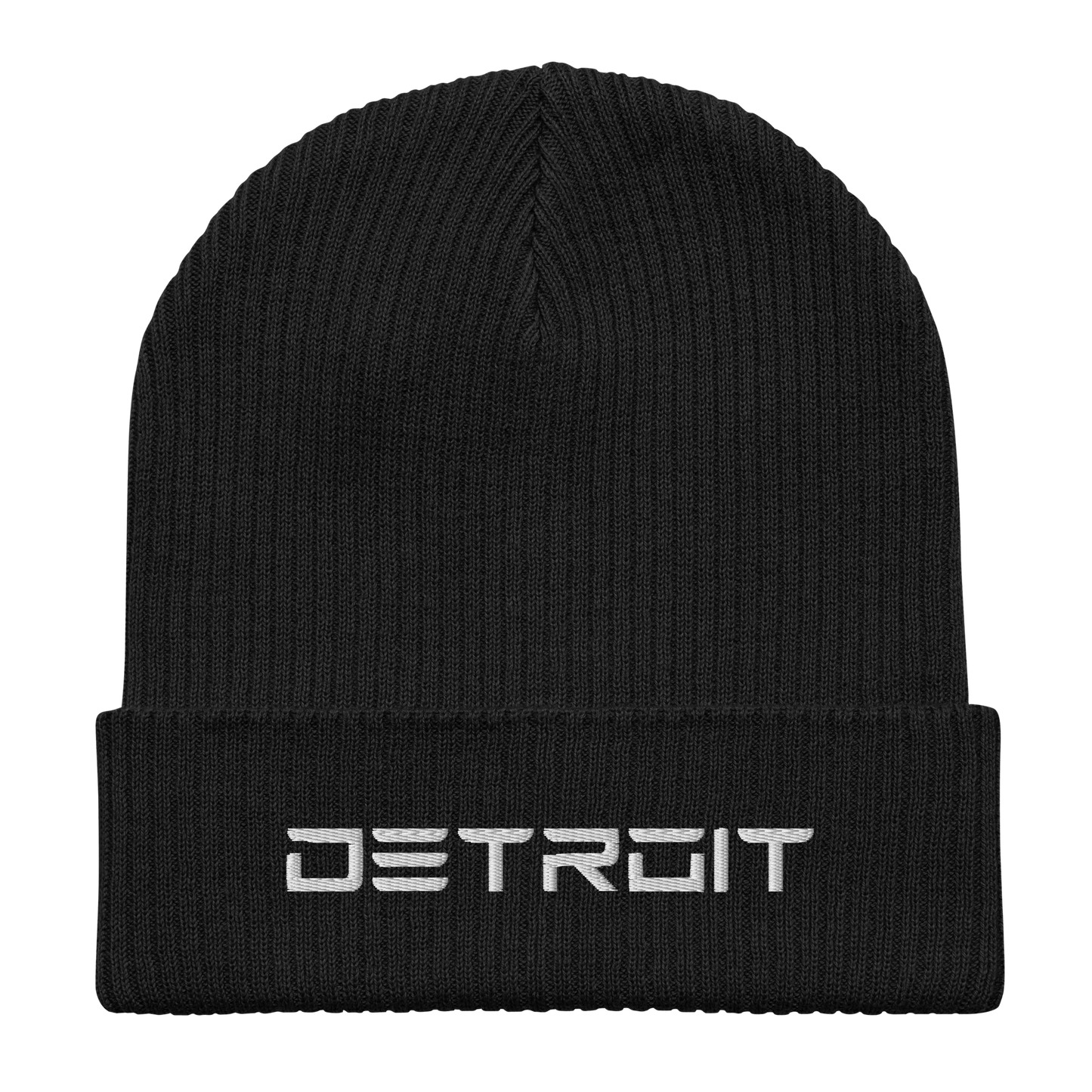 'Detroit' Organic Beanie (Electric Font)