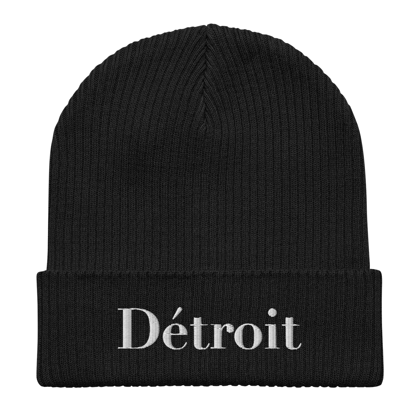 'Détroit' Organic Beanie (Didone Font)