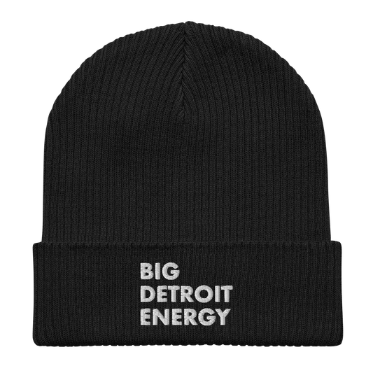 'Big Detroit Energy' Organic Beanie