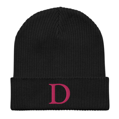 Detroit 'Old French D' Organic Beanie (Pink)