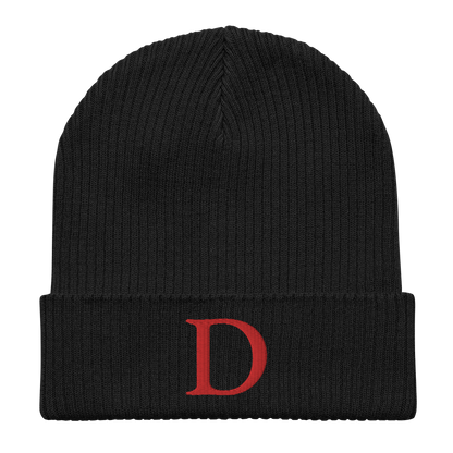 Detroit 'Old French D' Organic Beanie (Orange)