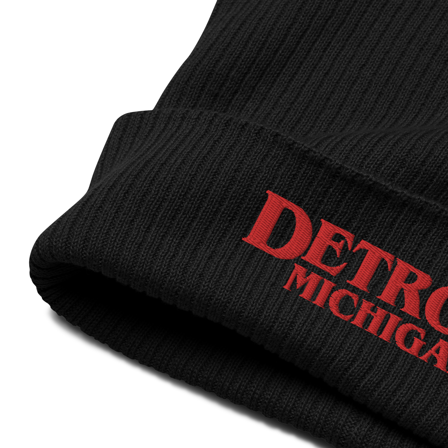 'Detroit Michigan' Organic Beanie (80s Teen Drama Parody)