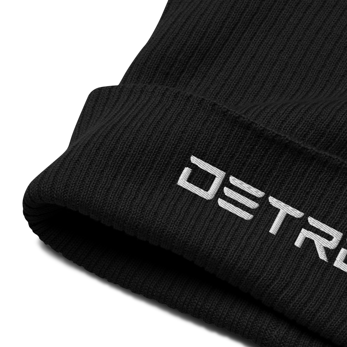 'Detroit' Organic Beanie (Electric Font)