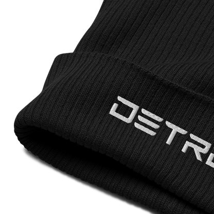 'Detroit' Organic Beanie (Electric Font)