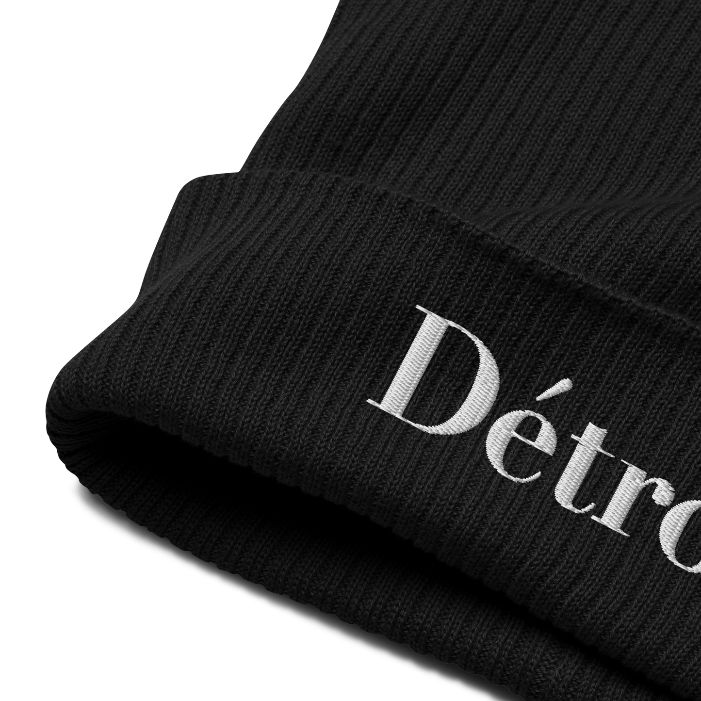 'Détroit' Organic Beanie (Didone Font)