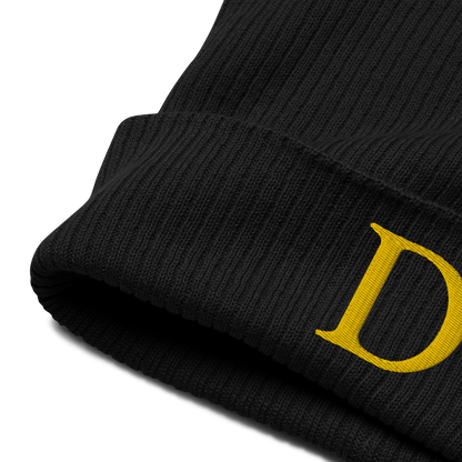 Detroit 'Old French D' Organic Beanie (Gold)