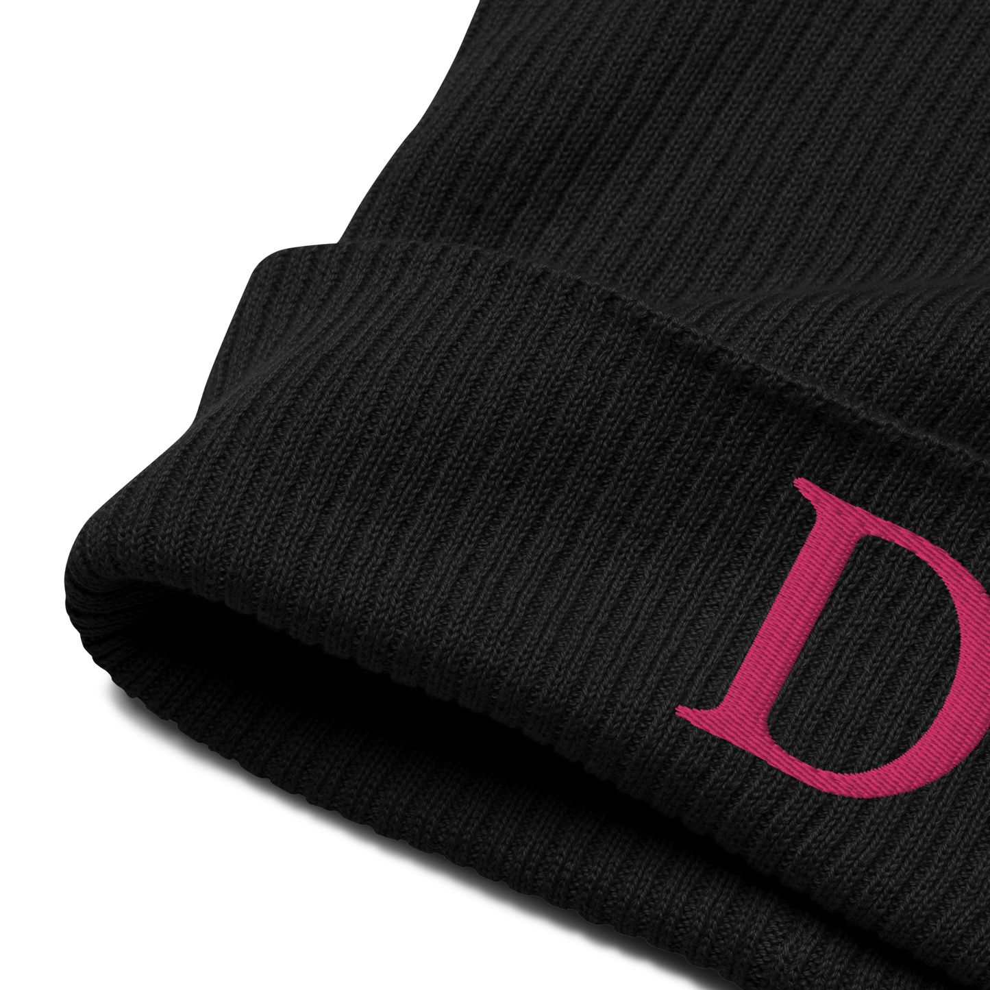 Detroit 'Old French D' Organic Beanie (Pink)