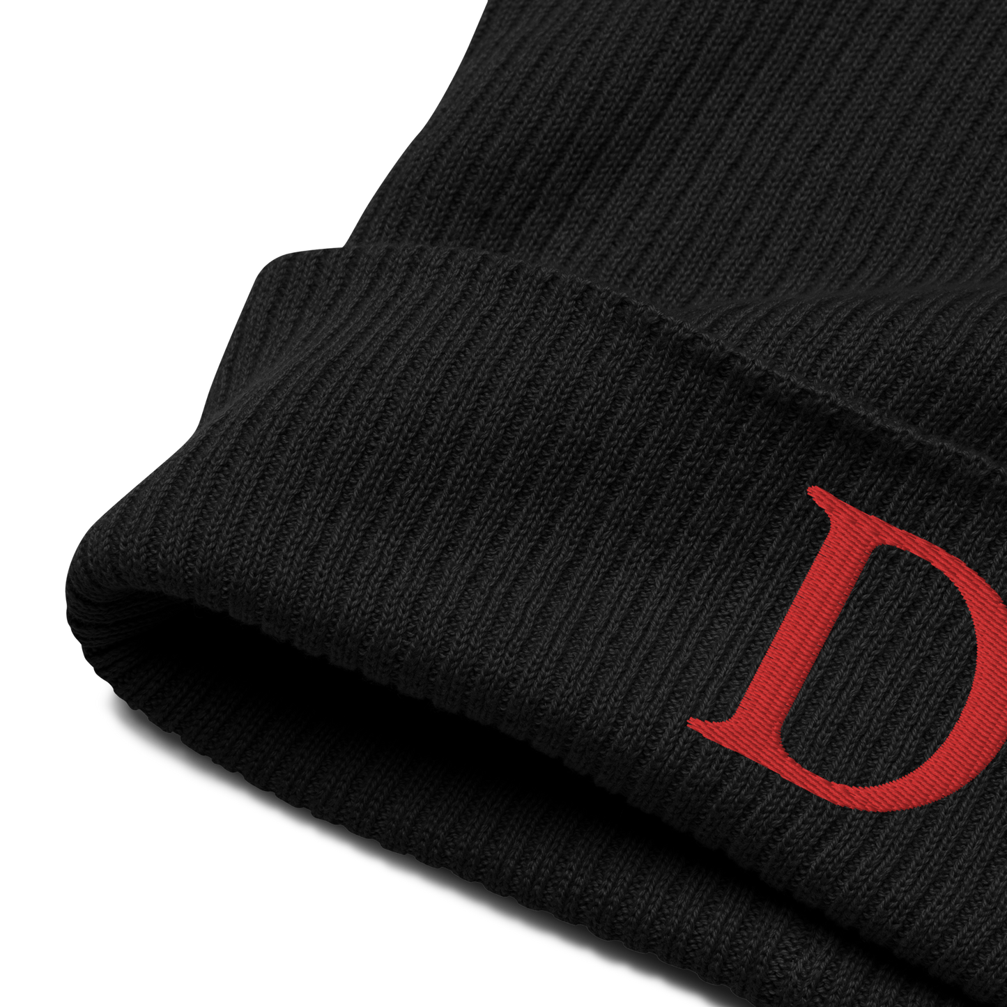 Detroit 'Old French D' Organic Beanie (Orange)