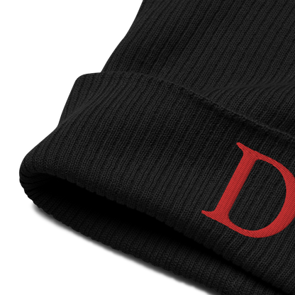 Detroit 'Old French D' Organic Beanie (Orange)