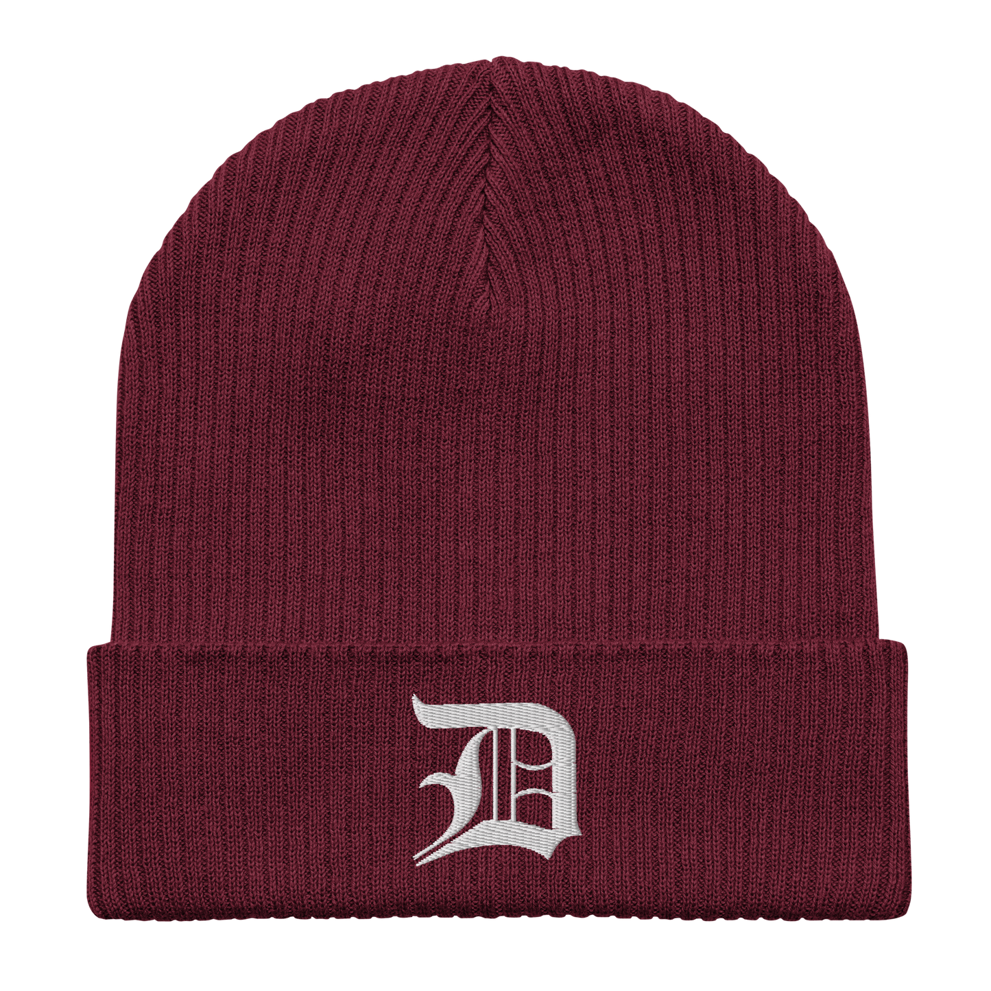 Detroit 'Old English D' Organic Beanie