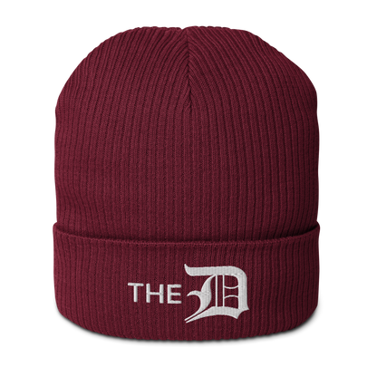 Detroit 'The D' Organic Beanie (w/ Old English D)