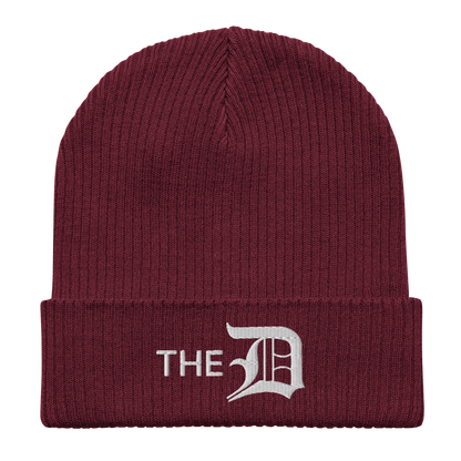 Detroit 'The D' Organic Beanie (w/ Old English D)