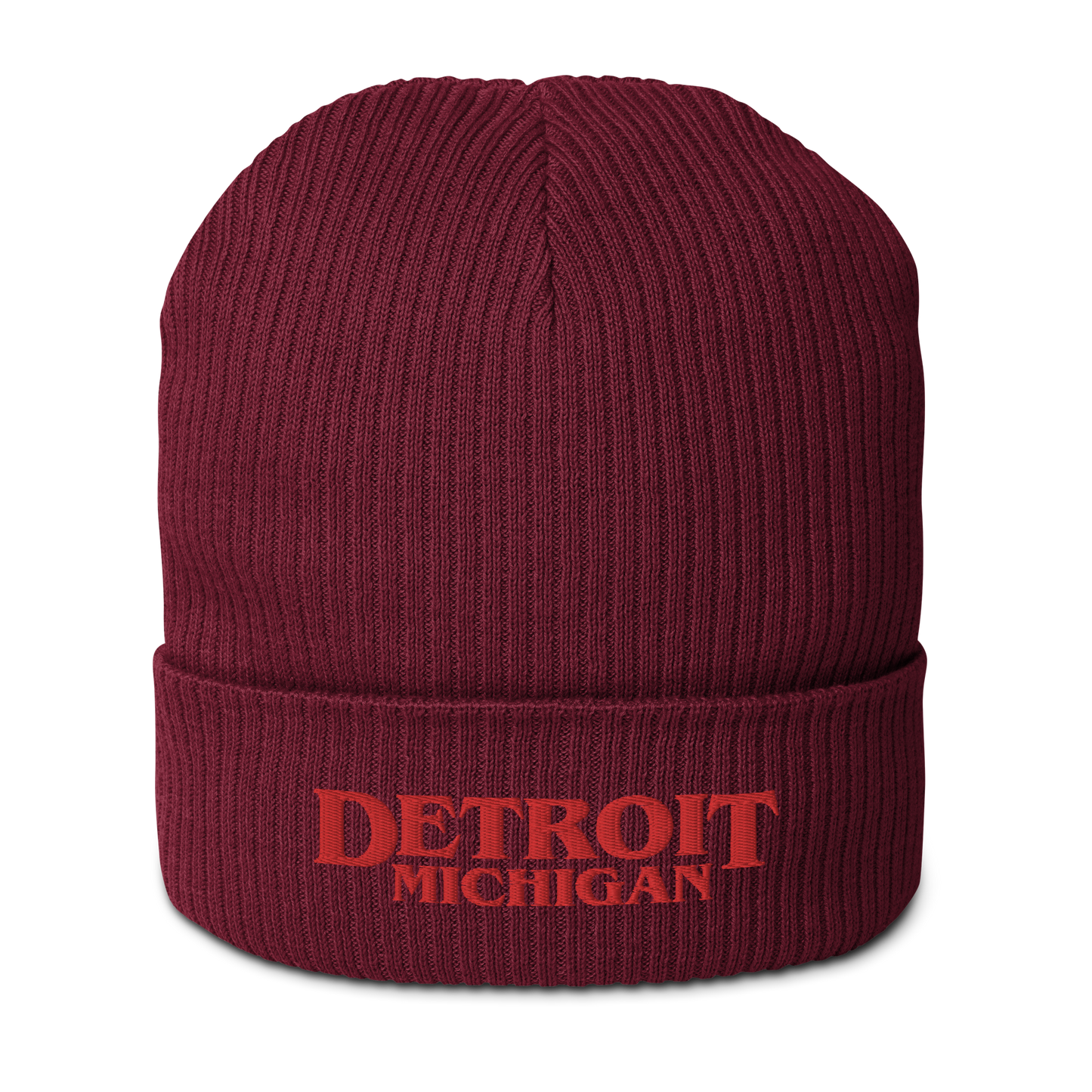 'Detroit Michigan' Organic Beanie (80s Teen Drama Parody)