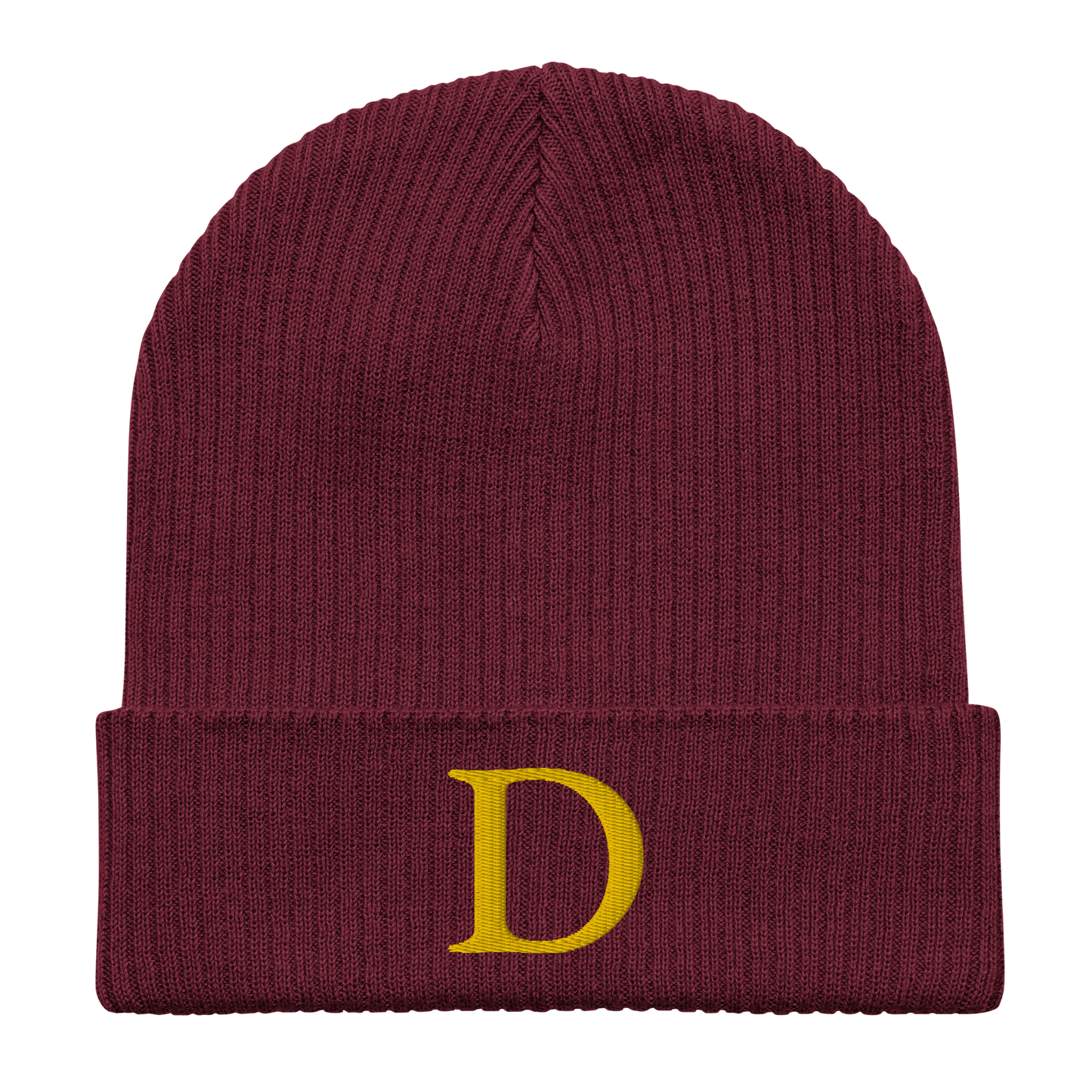 Detroit 'Old French D' Organic Beanie (Gold)