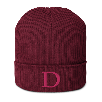 Detroit 'Old French D' Organic Beanie (Pink)