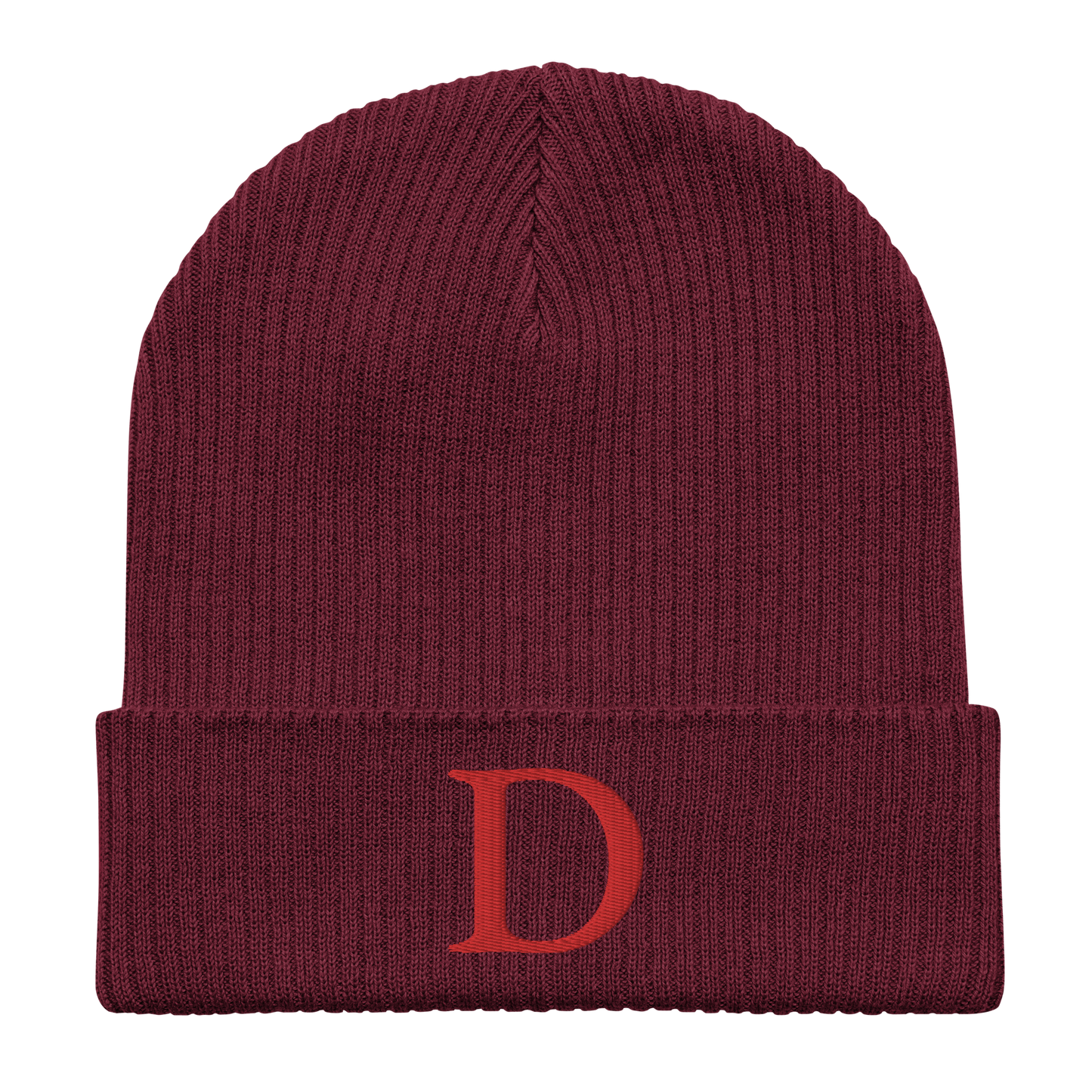 Detroit 'Old French D' Organic Beanie (Orange)