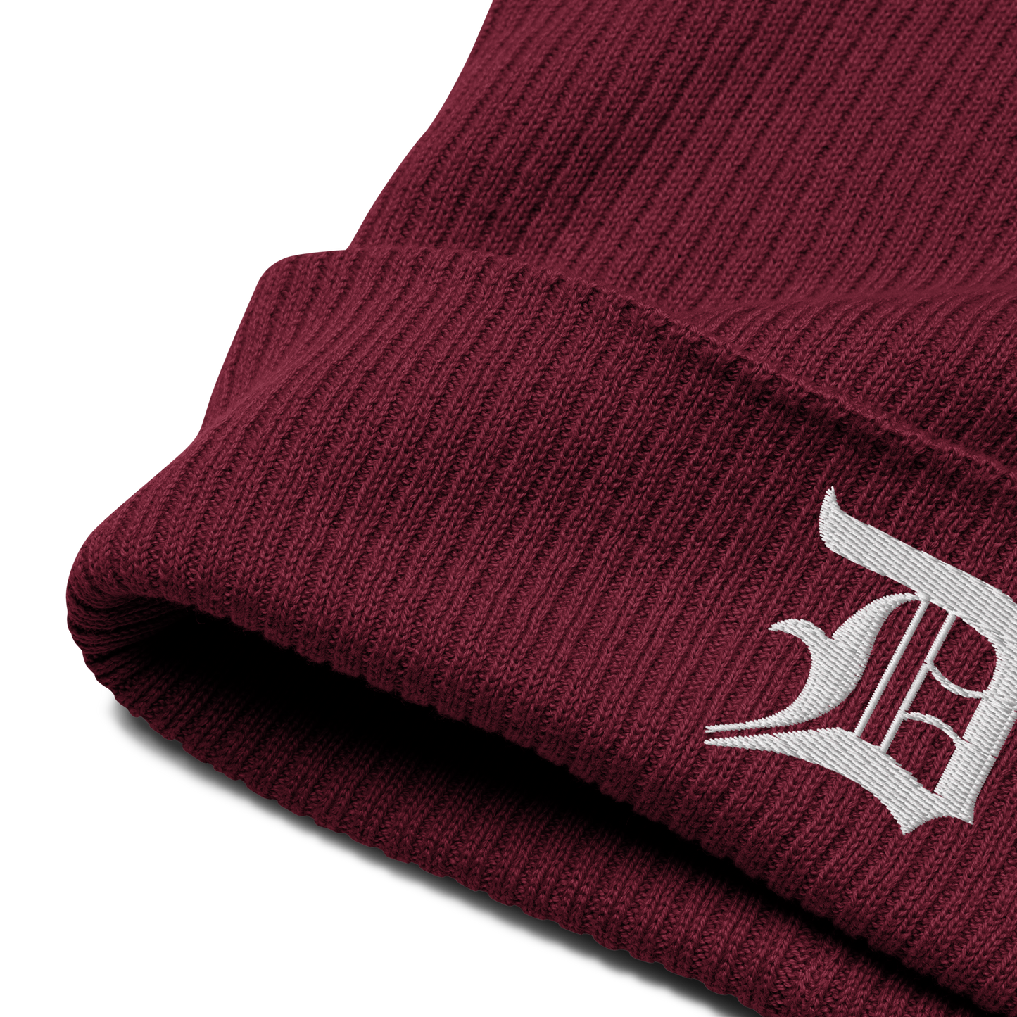 Detroit 'Old English D' Organic Beanie