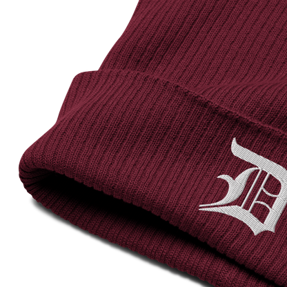 Detroit 'Old English D' Organic Beanie