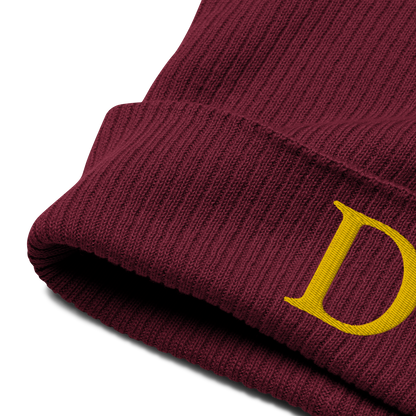 Detroit 'Old French D' Organic Beanie (Gold)