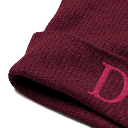 Detroit 'Old French D' Organic Beanie (Pink)