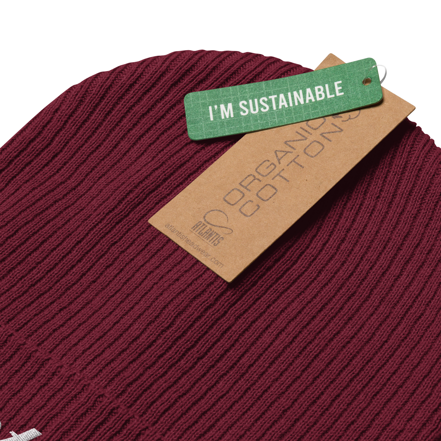 'Detroit' Organic Beanie (Script Font)