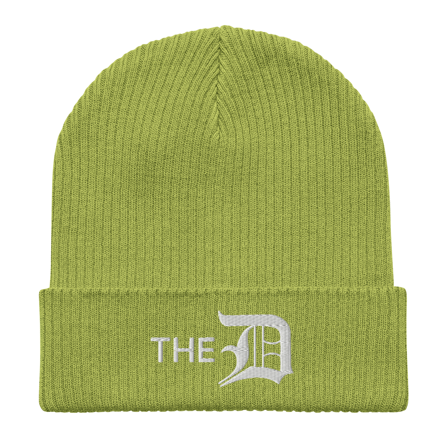 Detroit 'The D' Organic Beanie (w/ Old English D)