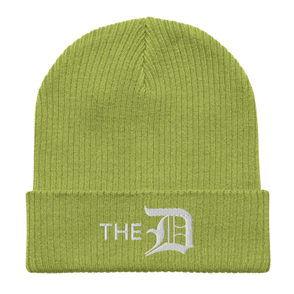 Detroit 'The D' Organic Beanie (w/ Old English D)